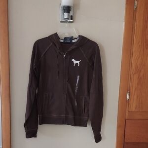 PINK Victoria's Secret Chocolate Brown Hoodie